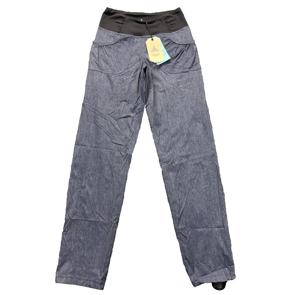 prAna Summit Pant‎ Womens XS Stretch Performance DWR Regular Inseam Gray NEW